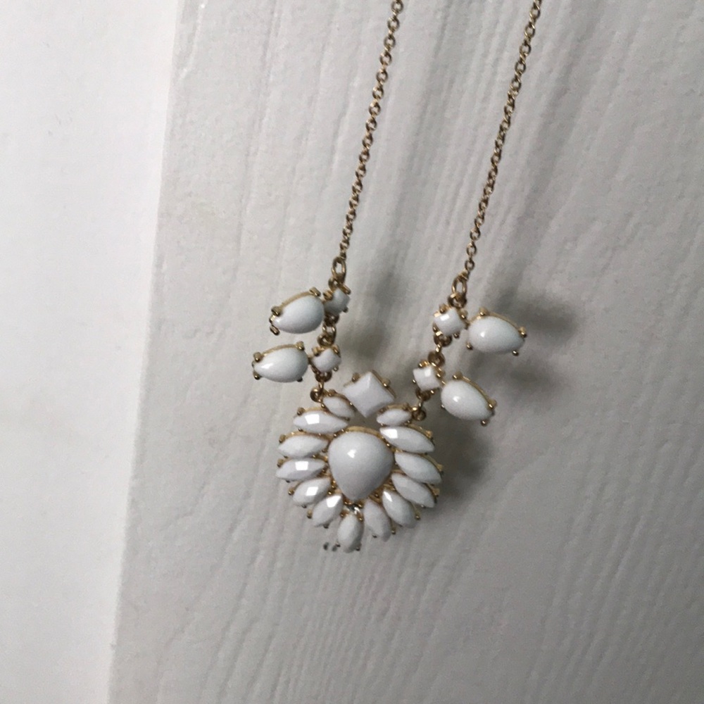 White beautiful necklace!